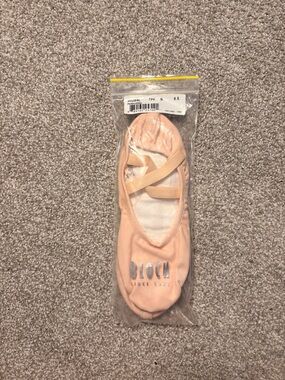 Bloch Split-Sole Canvas Ballet Slippers - Light Peach